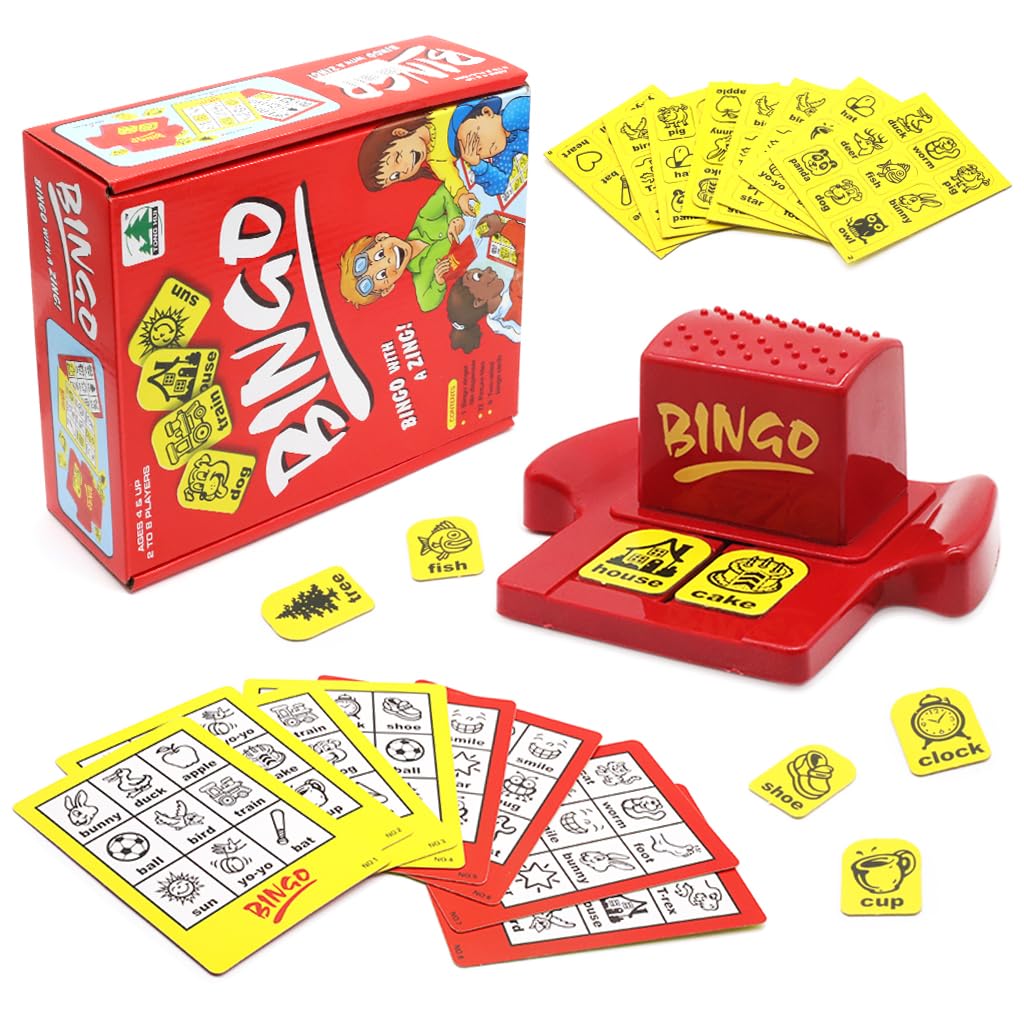 PATPAT Postbox Matching Word Board Games Bingo Game Educational Toys for Kids 3 Years Boys Girls Adult Gifts with Animals Recognition & Increases Memory Challenge Yellow|Pack of 1 PATPAT Postbox Matching Word Board Games Bingo Game Educational Toys for Kids 3 Years Boys Girls Adult Gifts with Animals Recognition & Increases Memory Challenge Yellow|Pack of 1
